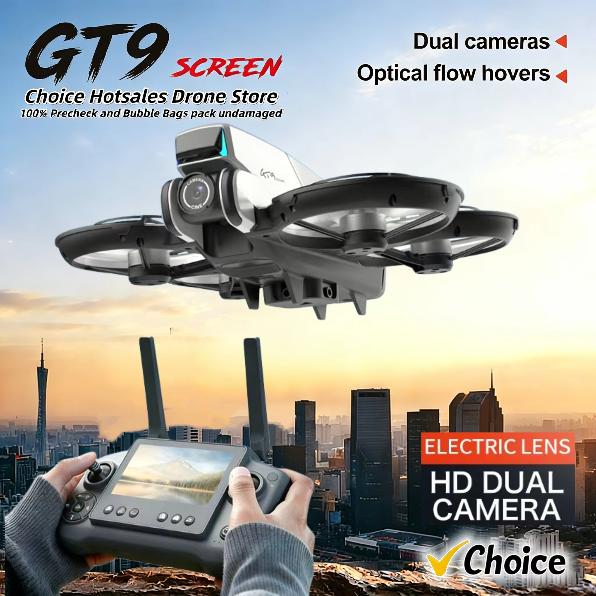 Drone Camera Professional - Best seller GT9 Drone Professional WIFI