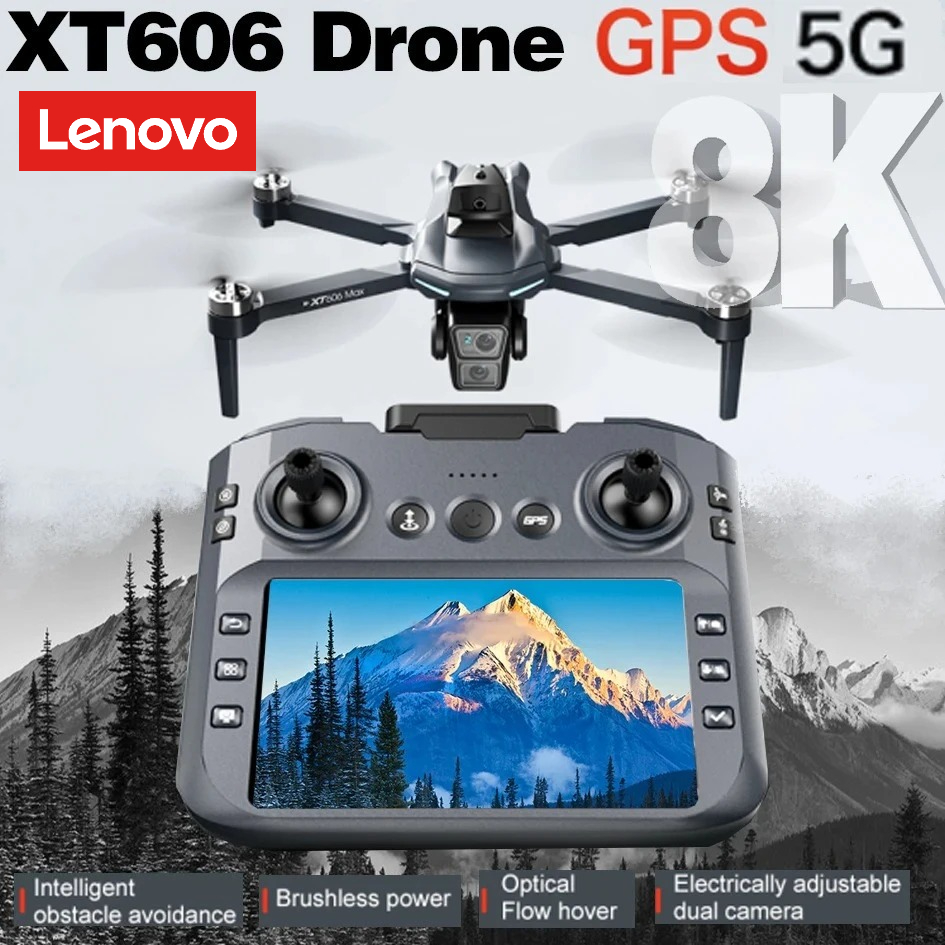 Drone Camera Night Vision - Lenovo XT606 Drone Professional 8K HD