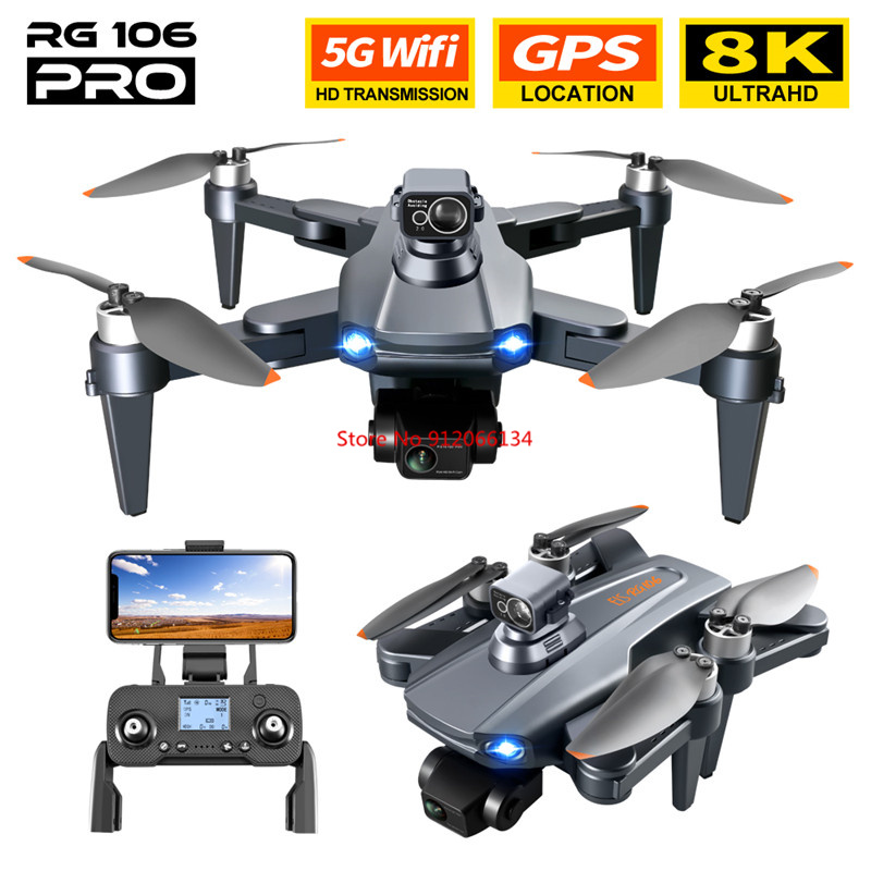 Drone Camera With Gimbal - 8K ESC Camera GPS Obstacle Avoidance