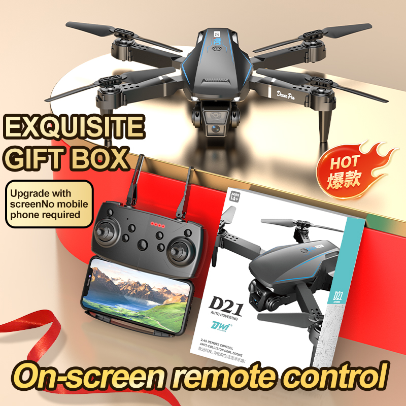 Drone Camera Professional - NEW D21 Professional 4K FPV RC
