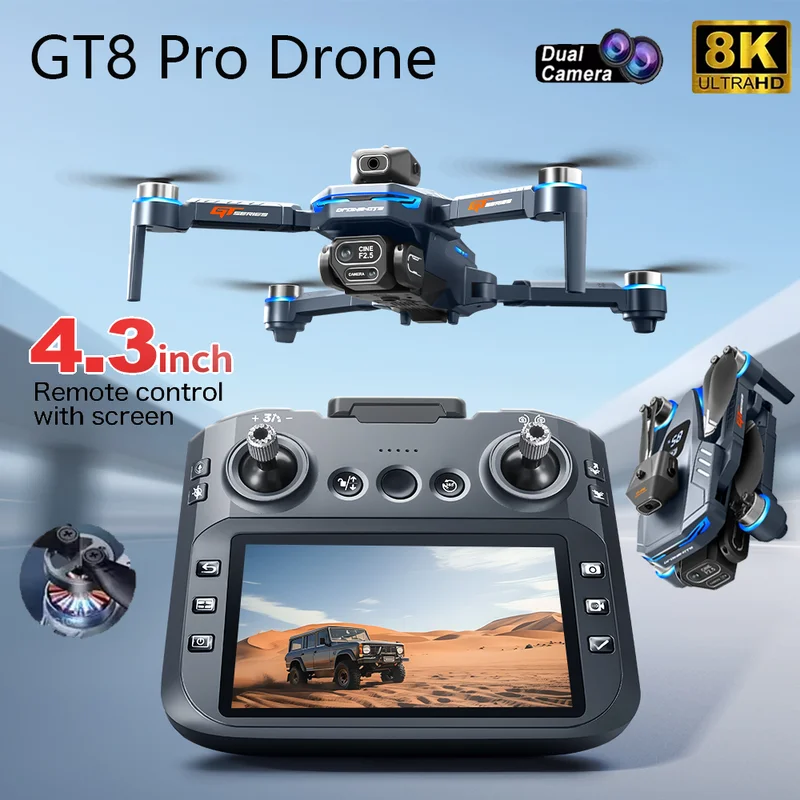 Drone Camera With Gimbal - 2026 New GT8 Drone GPS 8K