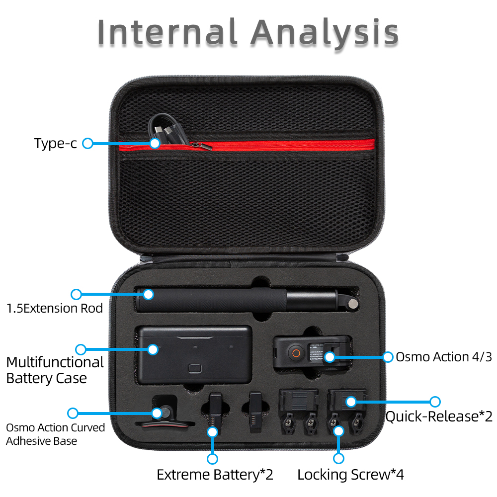 For DJI Osmo Action 4 Storage  – Drone Camera Action recenzja i cena