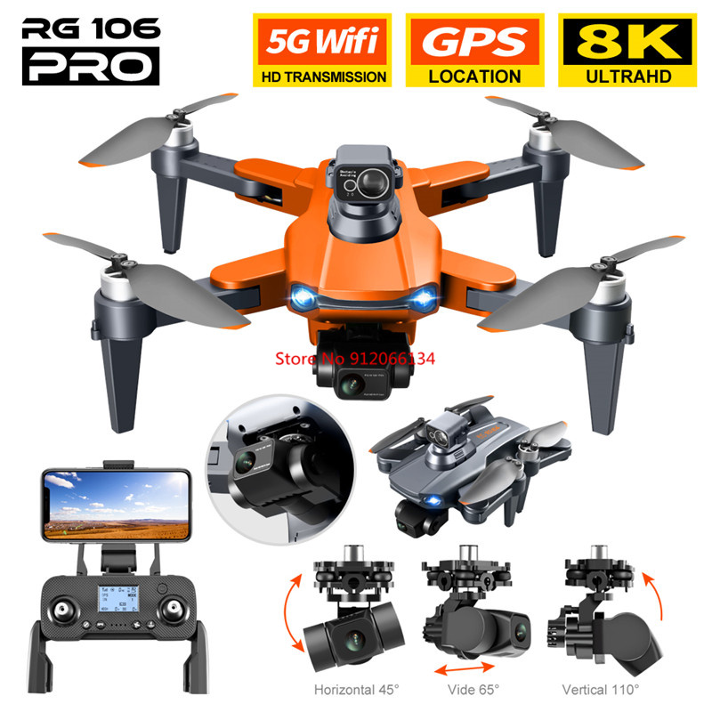 8K ESC Camera GPS Obstacle Avo – Drone Camera With Gimbal recenzja i cena
