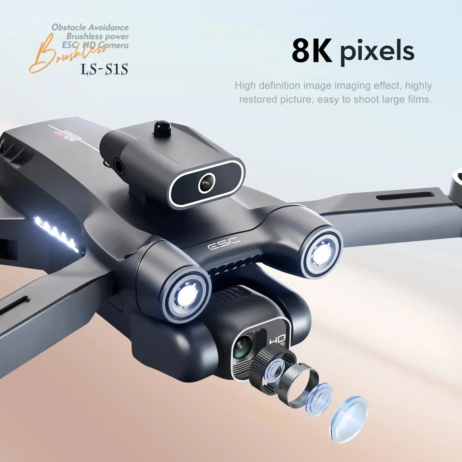 New S1S 5G GPS Drone Camera 8K – Drone Camera Hd recenzja i cena