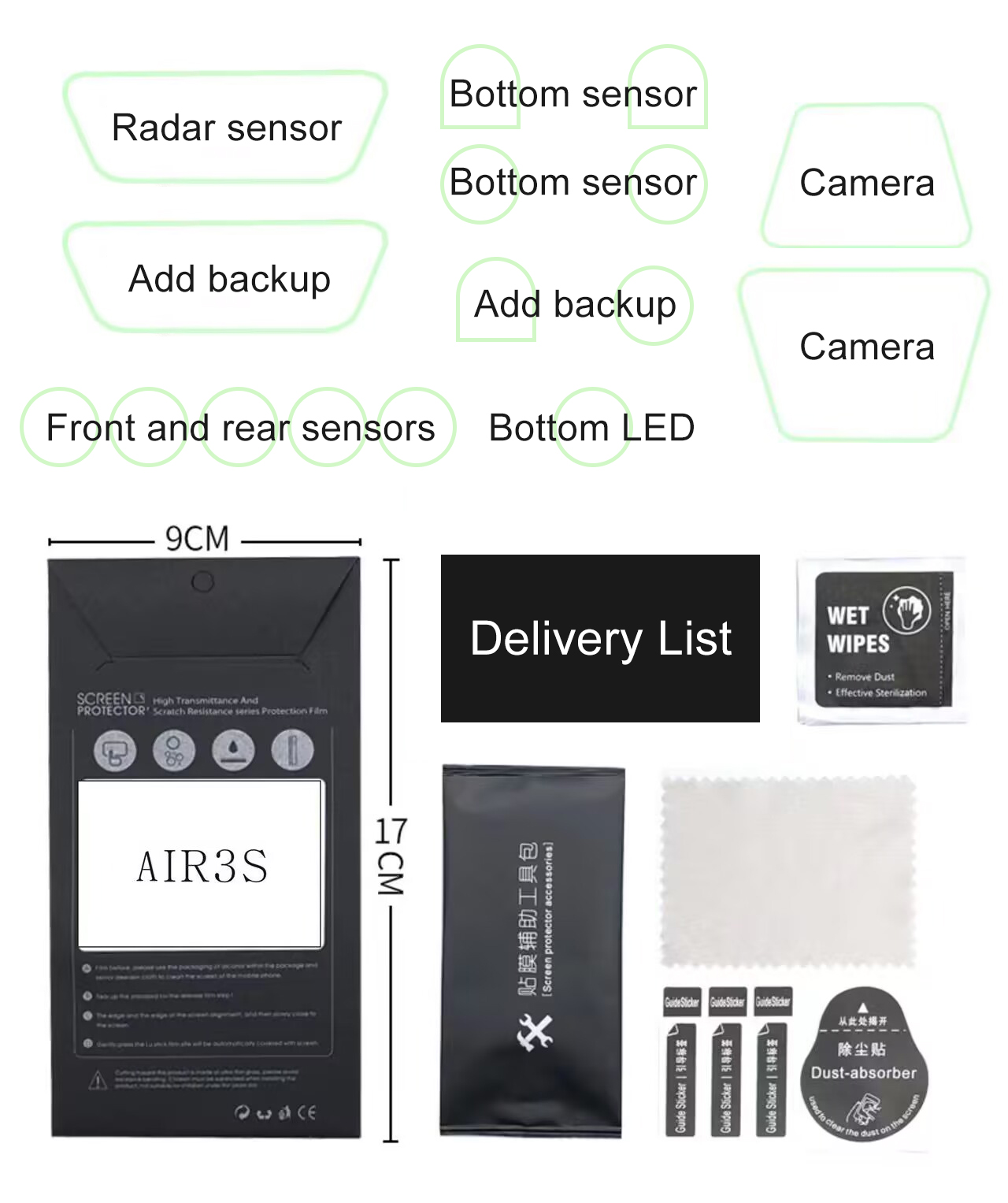 ​Lens Sensor Protective Film f – Drone Camera Filter recenzja i cena