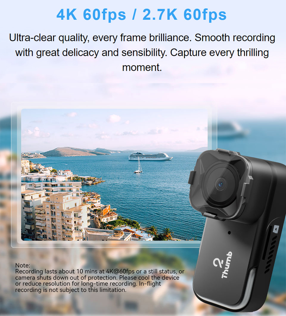 New Version RunCam Thumb 2 4K  – Drone Camera Hd recenzja i cena