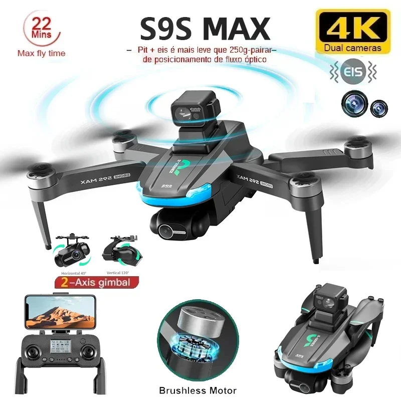 NEW S9S MAX MINI Drone 4K 2-Ax – Drone Camera With Gimbal recenzja i cena