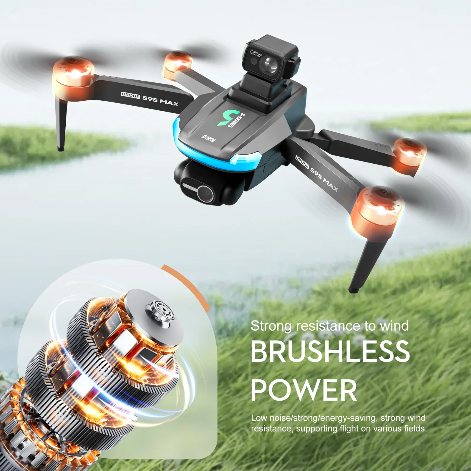 NEW S9S MAX MINI Drone 4K 2-Ax – Drone Camera With Gimbal recenzja i cena