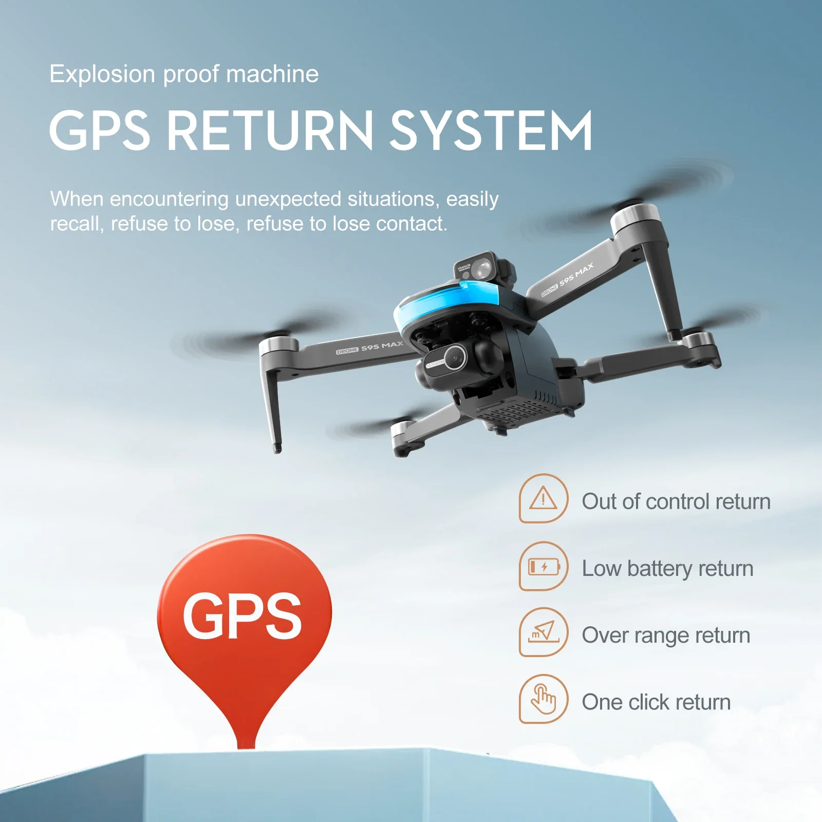 NEW S9S MAX MINI Drone 4K 2-Ax – Drone Camera With Gimbal recenzja i cena