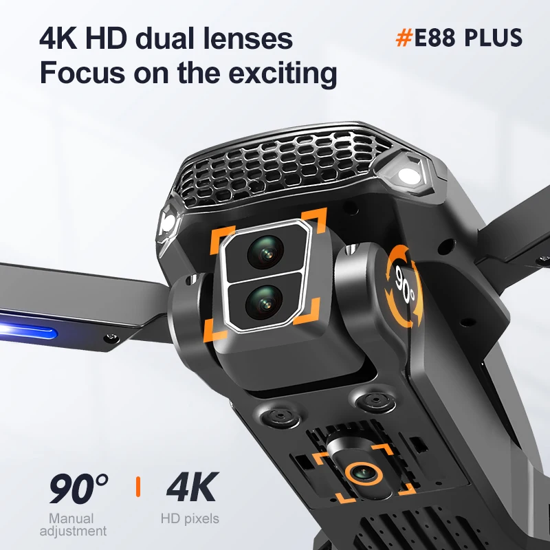 New E88 Plus Quadcopter Drone: – Drone Camera Hd recenzja i cena