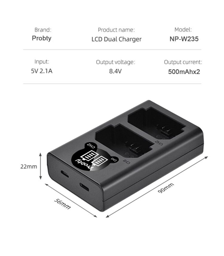 2200mAh NP-W235 NP W235 Batter – Drone Camera Action recenzja i cena