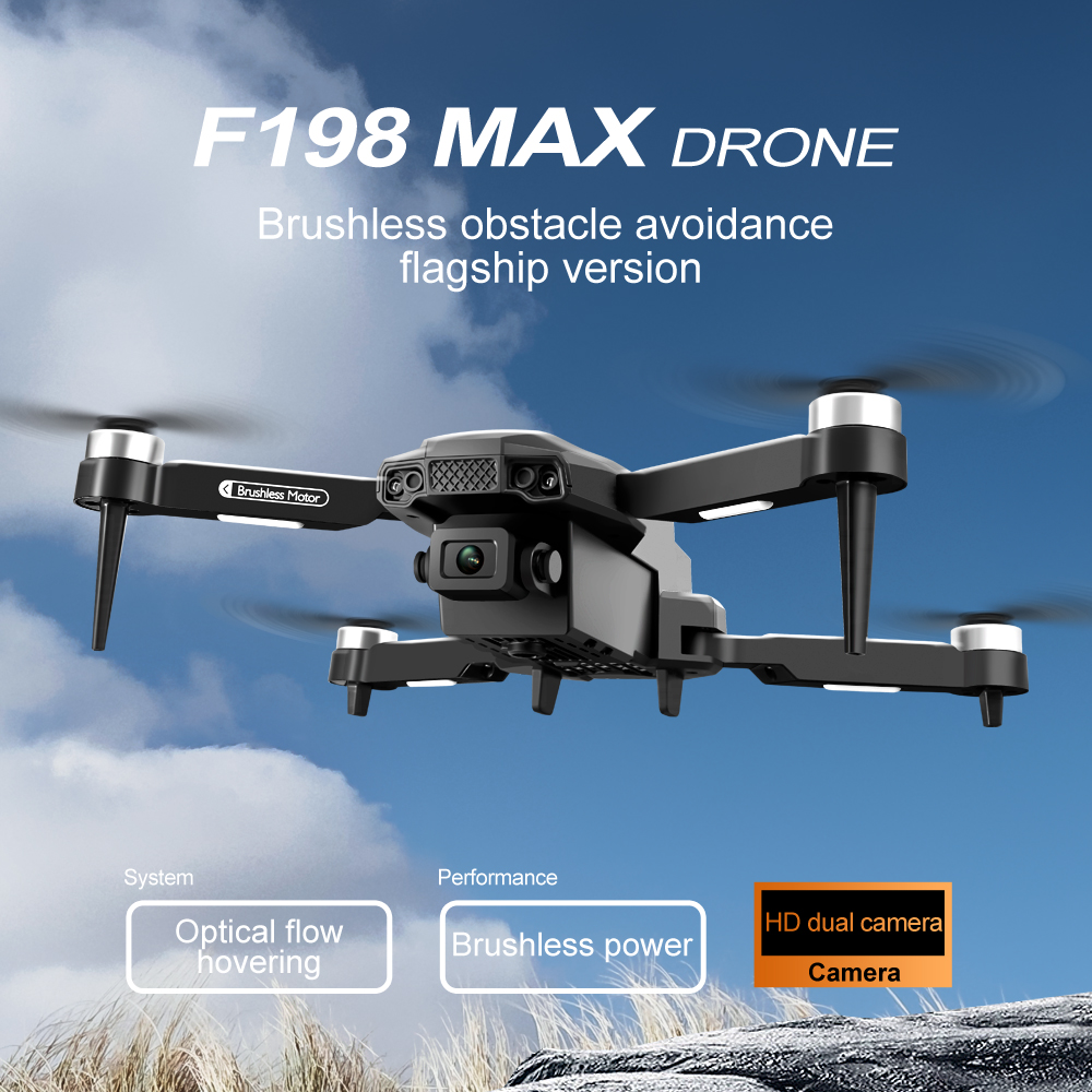 New F198 Drone Professional Du – Drone Camera Wide Angle recenzja i cena