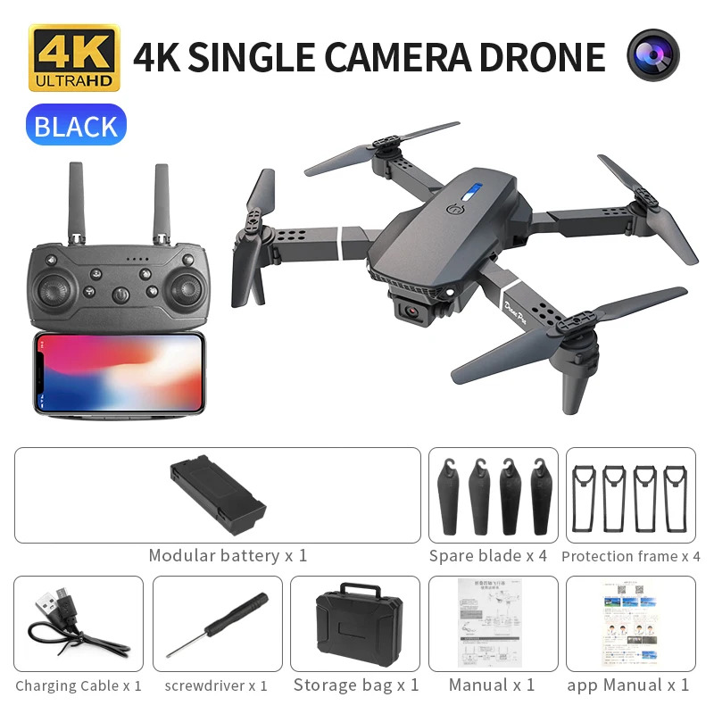 E88 ProIntelligent Folding Dro – Drone Camera Mount recenzja i cena