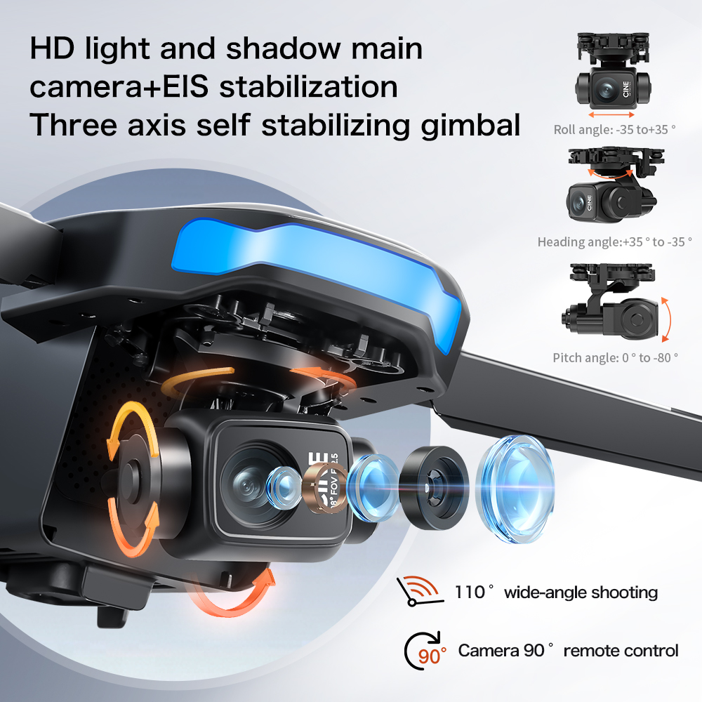 New S-X1 MAX Drone GPS 8K Prof – Drone Camera With Gimbal recenzja i cena