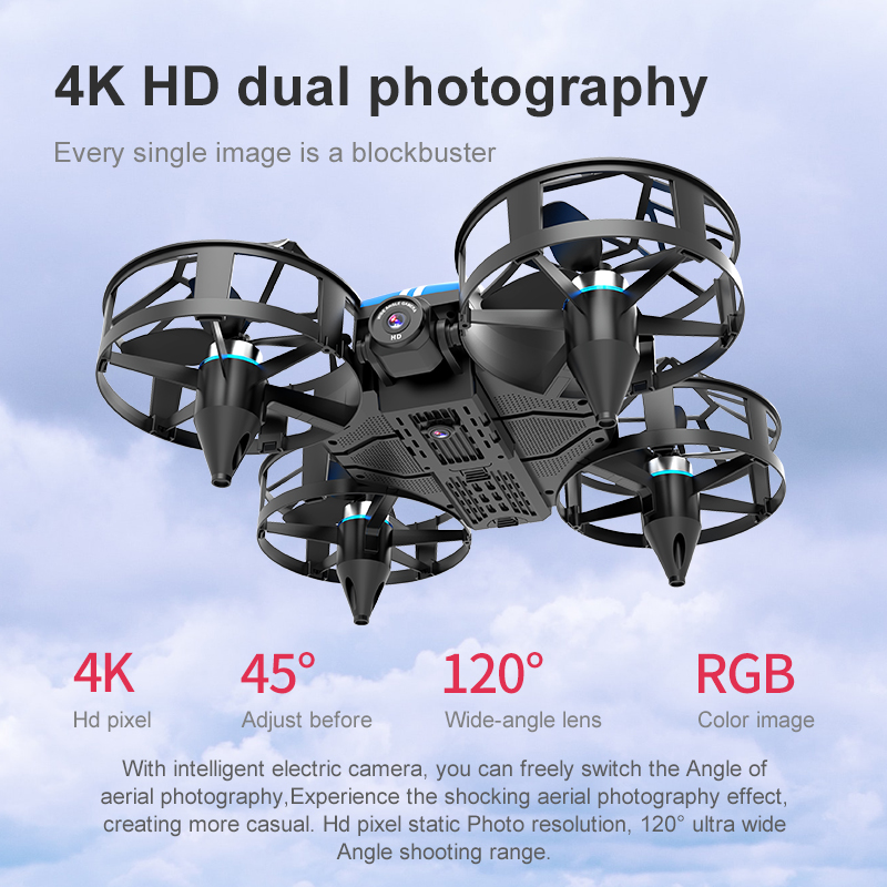 NEW Mini Drone 812PRO professi – Drone Camera With Gimbal recenzja i cena