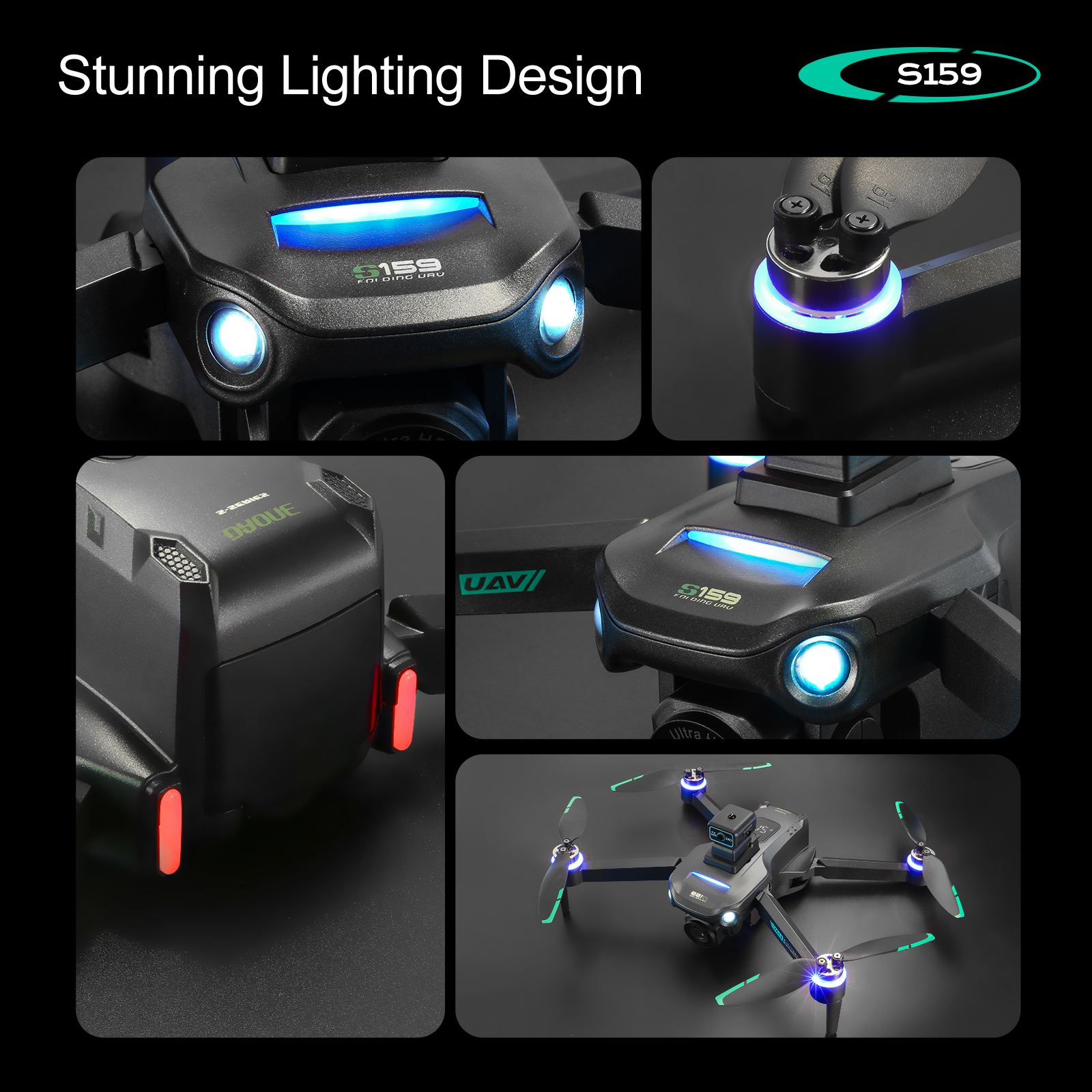 S159 GPS Drone 4K Profesional  – Drone Camera Hd recenzja i cena