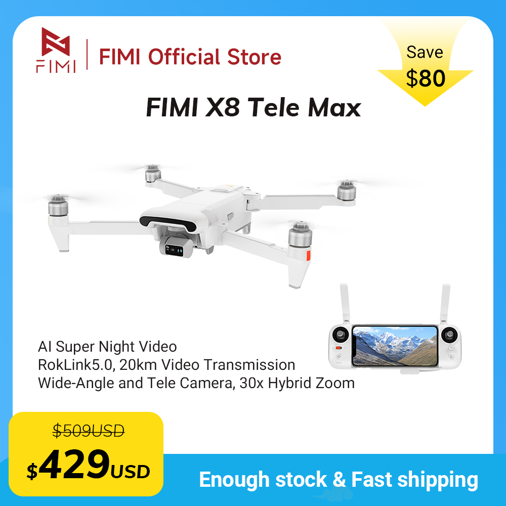 FIMI X8 Tele Max drone 1/2-inc – Drone Camera Wide Angle recenzja i cena