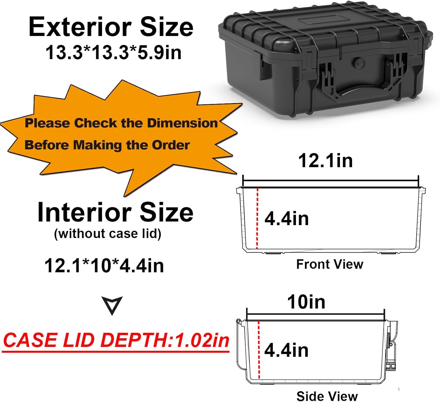 Waterproof Hard Case with Pick – Drone Camera Waterproof recenzja i cena