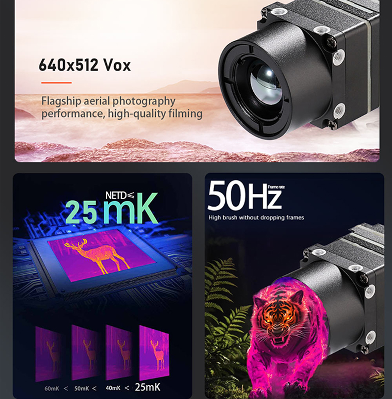 New Arrival 640x512 FPV Drone  – Drone Camera Thermal recenzja i cena