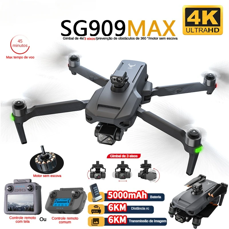 ZLL SG909 SG909MAX Professiona – Drone Camera With Gimbal recenzja i cena